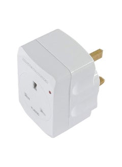 Buy 3250W Lightweight Fast-Charging Compact Wall Socket Adapter White 15.6 x 10 x 7.4 cm EGK 613B in Saudi Arabia