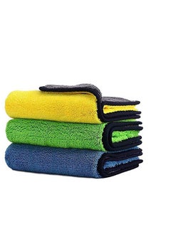 Buy Pack Of 3 Car Drying Microfiber Towel in Saudi Arabia