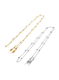 Buy Gold And Silver Eyeglasses Chain Set in Egypt