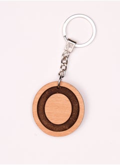 اشتري O Letter Keychain Wood في مصر