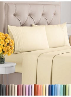 Buy Flat Sheet Set Of 4 Pieces XL in Egypt