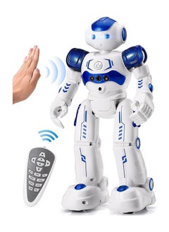 Buy COOLBABY RC Robot Toys for Kids Gesture & Sensing Remote Control Robot for Age 3 4 5 6 7 8 Year Old Boys Girls Birthday Gift Present (Blue) in UAE