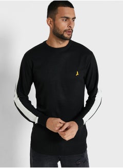 Buy Bravesoul Knitted Crew Neck Jumper With in UAE