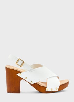 Buy Ankle Strap Mid Heel Sandals in UAE