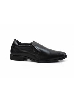 Buy Men's Robert Woo 15 Oxford Derby Loafer Slip On Comfort Black Leather Work Office Formal Occasion Party Casual Wear Italian Design Anti Skid Padded Insole Trendy Fashion Premium Shoes in UAE