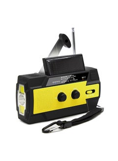 اشتري Portable AM/FM & NOAA Radio Outdoor Solar Emergency Hand Crank Radio Reading Light في الامارات
