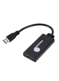 Buy USB 3.0 Male to HDMI Female Adapter Mini HD 1080P Video Cable Adapter Converter for PC Laptop in UAE