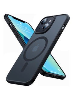 Buy iPhone 13 Case Cover Compatible with Magsafe Magnetic Designed Shockproof Case Translucent Matte Protective Cover Back Hard Cases with Magnet for iPhone 13 in UAE