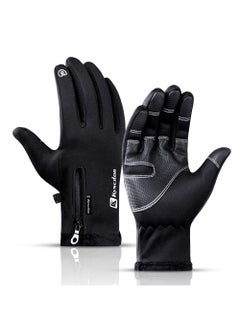 Buy Water Resistant Motorbike Gloves,Motorcycle Gloves for Men and Women,Full Finger Cover, Can Touch Screen, Motorbike Dirt Bike Gloves for BMX ATV MTB Riding, Road Racing, Cycling, Motocross in Saudi Arabia