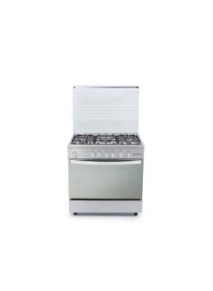 Buy White Point cooker 60*90 5 gas burners - full safety - stainless steel and mirror oven door: WPGC9060XCFSDAM in Egypt
