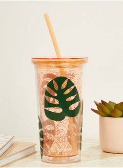 Buy Monstera Tumbler With Straw - 570ml in UAE