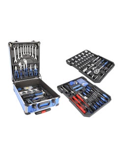 Buy 187-Piece Professional Tool Set With Aluminum Box, Smart tools for Cars and House Maintaince in UAE