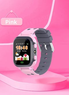Buy Kids Smart Watch With Calling Feature Support SIM Card  Waterproof Watch Phone for Children Kid Student One Button Speed Dial Voice Call Chat HD Touch Screen Offers Security Positioning Watch Pink in UAE