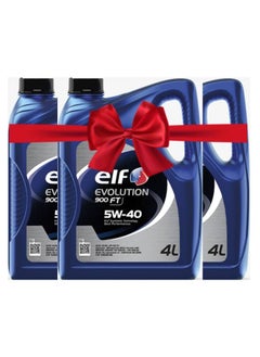 Buy Pack of 3 ELF EVOLUTION 900 FT 5W-40 - 4 Liter in Egypt