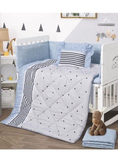 Buy 5-Piece Baby Crib Bedding Set in Saudi Arabia