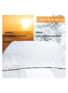 Buy Protect Your Car From All Weather Conditions With This Sun Shade Windshield Snow Cover, Waterproof, UV Heat proof & Snow Resistant 57.5x46.5 Inches in UAE