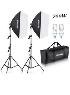 Buy Professional Photography 24x24 inches Softbox with E27 Socket Light Lighting Kit in Saudi Arabia