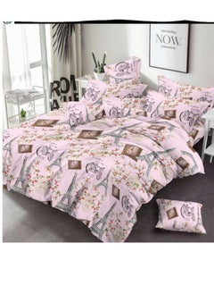 Buy New Cartoon characters Single Size Comforter Bedding Set, Anime Cartoon Bed kids Fixed Duvet set 4pcs in UAE