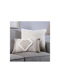 Buy Avery Filled Cushion 30x50cm-natural in UAE