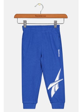 Buy Toddlers Boy Brand Logo Sweatpants, Blue/White in UAE