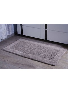 Buy Tiffany Reversible Bath Mat 65x120cm silver/grey in UAE