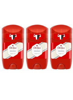Buy 3 Pieces of Old Spice Original Deodorant Stick 3*50ml in Saudi Arabia