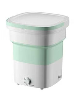 اشتري Portable Mini Folding Clothes Washing Machine 135.0 W Miniwash112 Green/White في الامارات