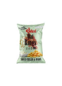 Buy Sour Cream & Onion Oat Rings - 60 grams in Egypt