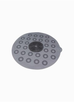 اشتري Bathroom Shower Mat, Non-Slip Silicone Foot Massage Bath Mat with Suction Cups, Anti-Slip Safety Foot Scrubber Pad, Bath Tub Shower Mat Non-Slip and Latex Free, Bathtub Mat with Suction Cups في الامارات