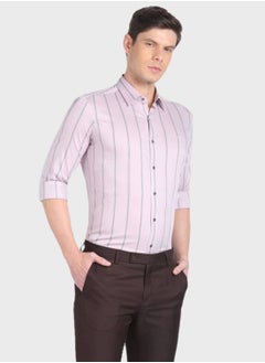 Buy Striped Slim Fit Shirt in UAE