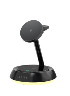 Buy Sienese 3 In 1 Wireless Charger - Black in UAE