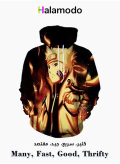 Buy Naruto Printed Sweatshirt Unisex Hoodie in UAE