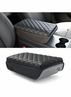 Buy Console Armrest Cover for Tesla Model 3 / Y, Hidden Storage Armrest Cushion Box Cover Console Seat Cover Center Console Lid Protector Pad Liner in UAE