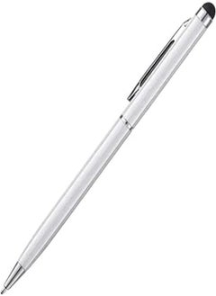 اشتري EP 2in1 Stylus Touch Pen for iPhone, Samsung, Huawei, Honor, Microsoft (White) في مصر