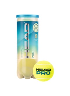 Buy HEAD Pro Tennis Ball - Can of 3 balls, for club players in UAE