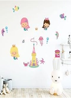 Buy Decorative kids room sticker - sirens babies (60x90cm) in Egypt