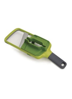 Buy Multi-Grip Mandoline Slicer Green/Silver 30x10x5.8cm in UAE