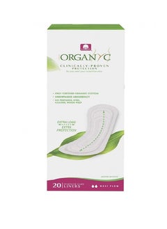 اشتري Organic sanitary napkins with organic cotton, clinically intensive protection, 20 pads في السعودية