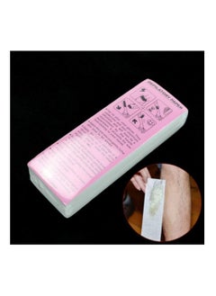 Buy 100-Piece Depilatory Hair Removal Wax Paper Set White in UAE