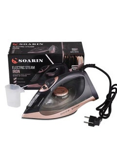 Buy 2200w High Power Steam Engine 280ml Ceramic Coated Bottom Plate Drip-Proof Anti-Scale Self-Cleaning 1.53m Power Cord Adjustable Temperature Control Suitable for All Kinds of Clothing in Saudi Arabia