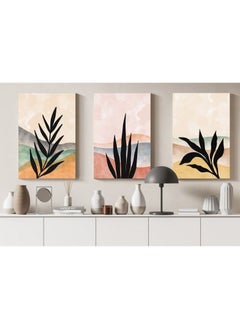 Buy Home Gallery leaves boho branch Printed canvas wall art in Egypt