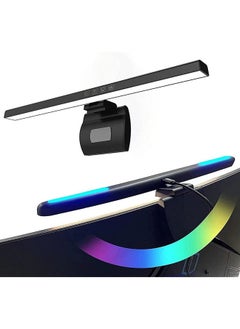 Buy Computer Monitor Light Bar With Rgb Backlight Screen Light Bar With 3000k-6200k Stepless Dimming and Timer Function LED Desk Lamp With Touch Control and No Glare Screen Lamp For PC Office Gaming in UAE