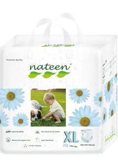 اشتري Nateen Premium Baby Pants Diapers,Size 5 (12-17kg),X-Large Baby Pull Ups,20 Count Diaper Pants,Super Absorbent,Ultra Thin Baby Diapers Pants. في الامارات
