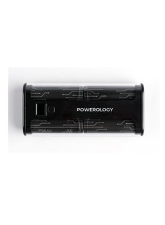 Buy Powerology Crystalline Series Powerbank 20000mAh PD 65W - Transparent/Grey in UAE