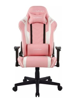 اشتري DXRacer Prince Series P132 Gaming Chair, 1D Armrests with Soft Surface, Pink and White | GC-P132-PW-F2-158 في الامارات