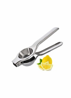 اشتري Lemon Squeezer Stainless Steel with Premium Heavy Duty Solid Metal Squeezer Bowl and Food Grade Silicone Handles   Large Manual Citrus Press Juicer and Lime Squeezer Stainless Steel في الامارات