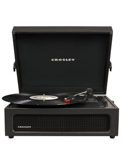 Buy Crosley CR8017B-BK Voyager Vintage Portable Vinyl Record Player Turntable with Bluetooth in/Out and Built-in Speakers, Black in UAE