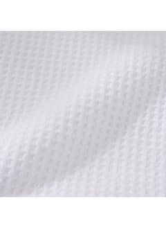 اشتري Waffle Terry Bath Towel 70X140Cm - White في الامارات