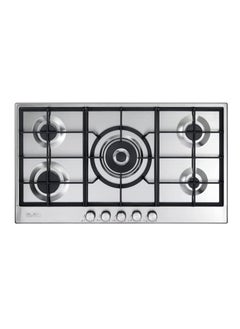 Buy Built in Gas Hob 90 cm, 5 Burner Stainless Steel ELIO 95-545 in Egypt