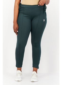 Buy Women Slim Fit Training Straight Leg Pants, Green in UAE